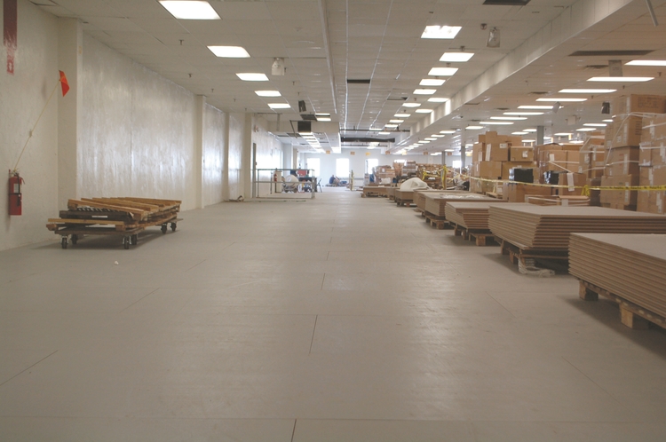 ResinDek repairs damaged concrete flooring