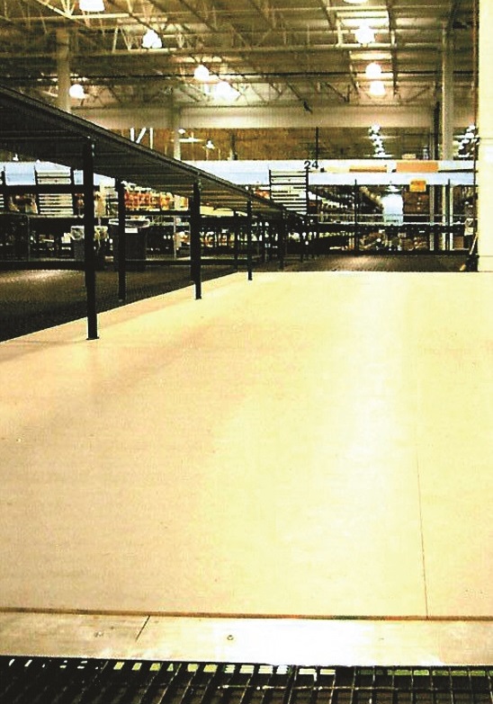 Another angle of a Tennessee Distribution Facility with a bar grated deck surface