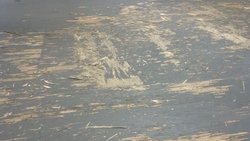 Damaged plywood