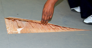 Laminated floor delaminating